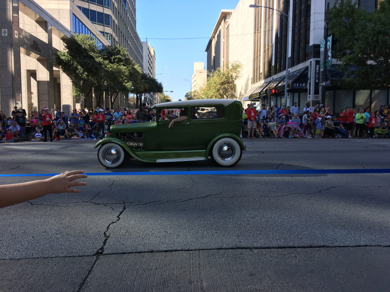 Illustration for article titled Chuy’s children giving to children parade...